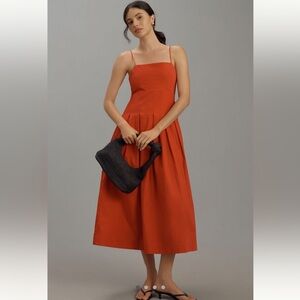 Damson Madder Iris Bow Midi Dress